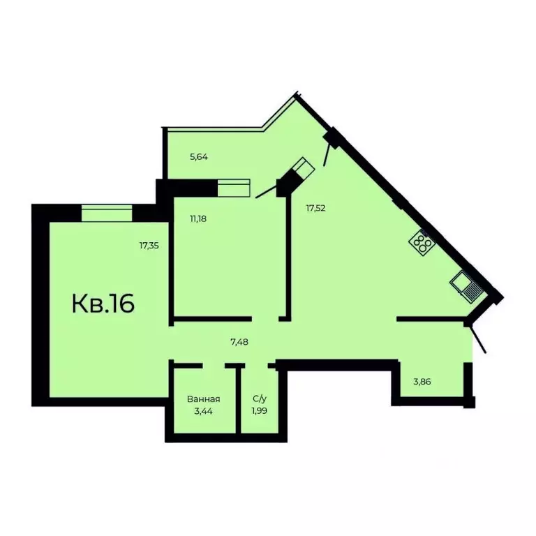 2-к кв. Свердловская область, Заречный Солнечный кп, Лесная сказка ... - Фото 0