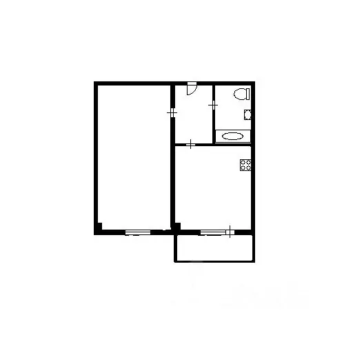 1-к кв. Новосибирская область, Новосибирск Спортивная ул., 13 (37.0 м) - Фото 2