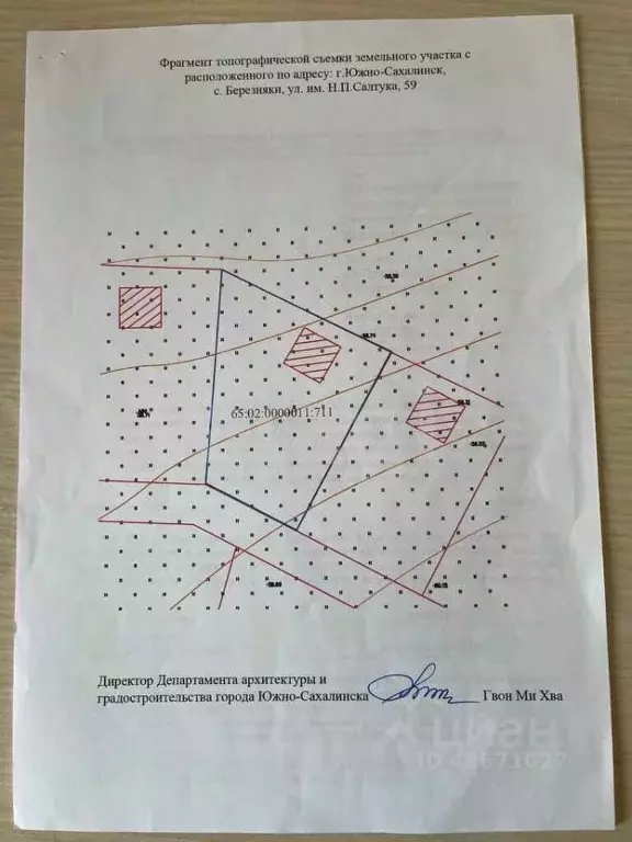 Участок в Сахалинская область, Южно-Сахалинск городской округ, с. ... - Фото 2