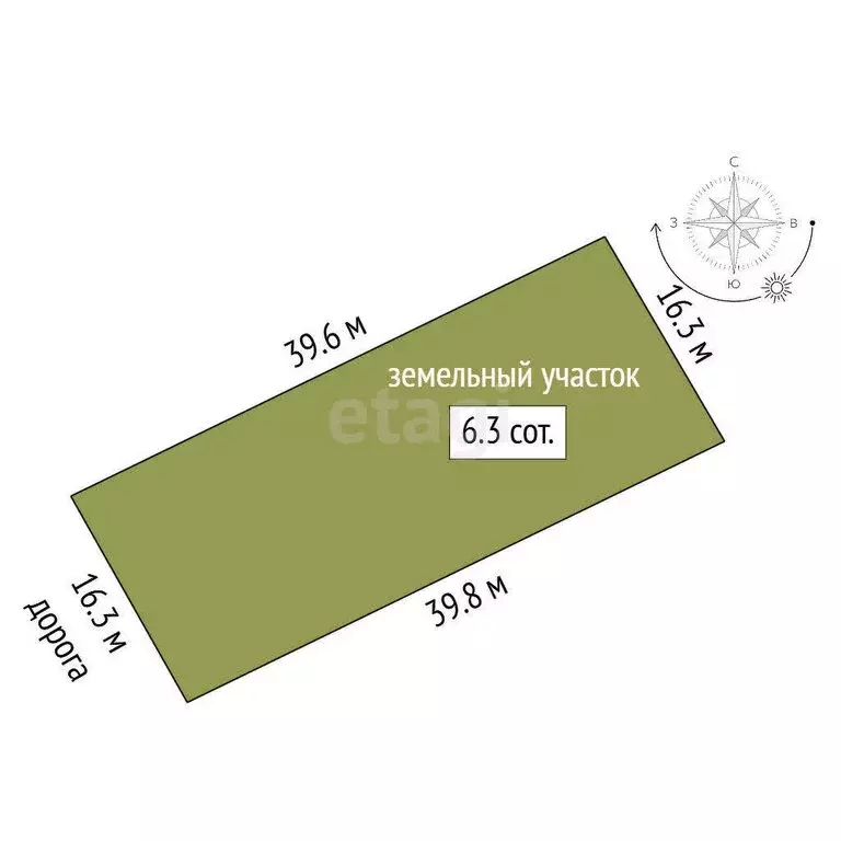 Участок в Перевальное, Дачная улица (6.29 м) - Фото 1