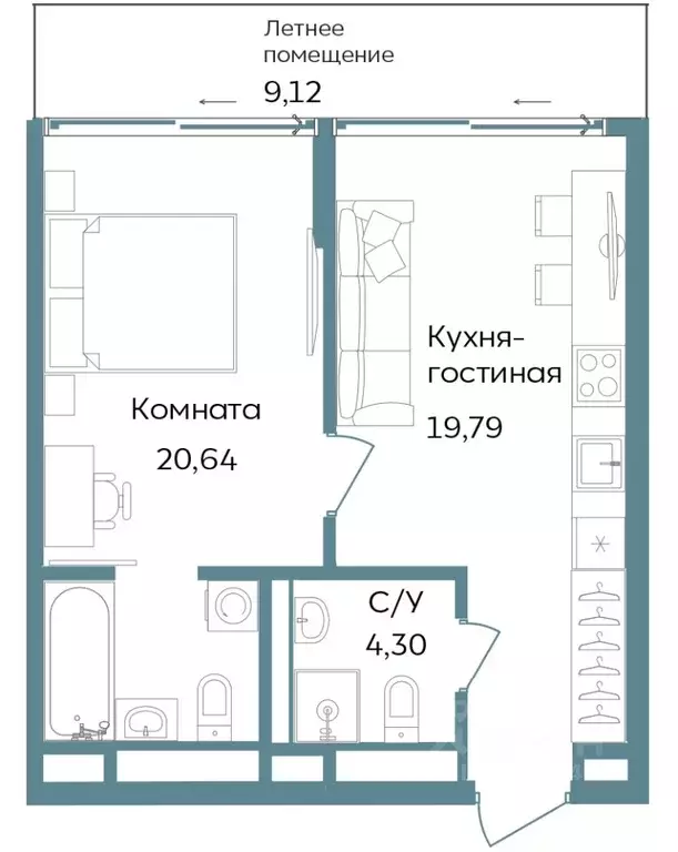 2-к кв. Крым, Саки ул. Морская (53.85 м) - Фото 0