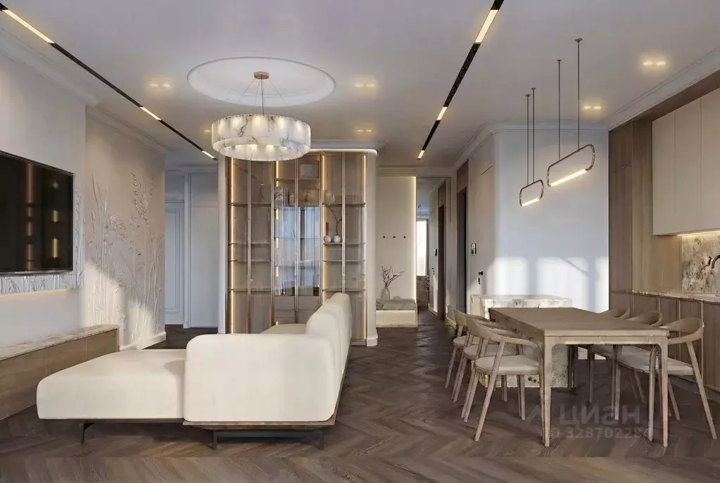 2-к кв. Санкт-Петербург ул. Чапаева, 17к2 (95.9 м) - Фото 2