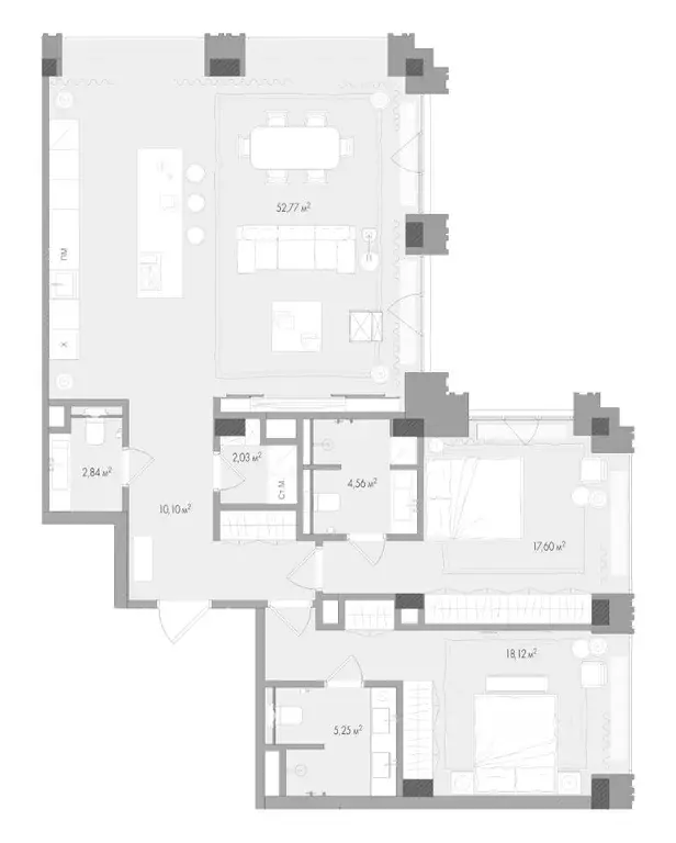 3-к кв. Москва Садовая-Сухаревская ул., 14 (115.21 м) - Фото 0