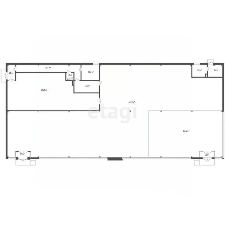 Помещение свободного назначения в Тюменская область, Тюмень ул. ... - Фото 2