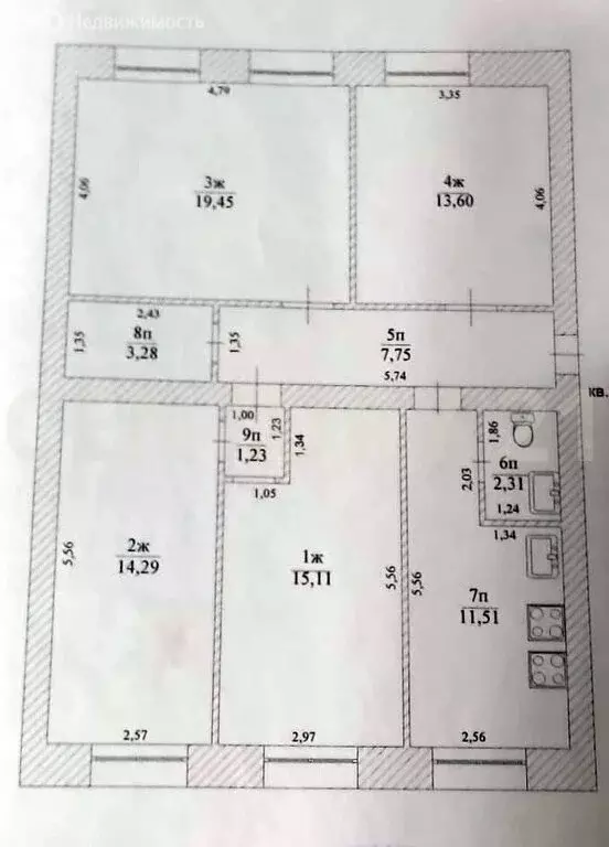 Квартира-студия: Ульяновск, проспект Нариманова, 57 (88.5 м) - Фото 0