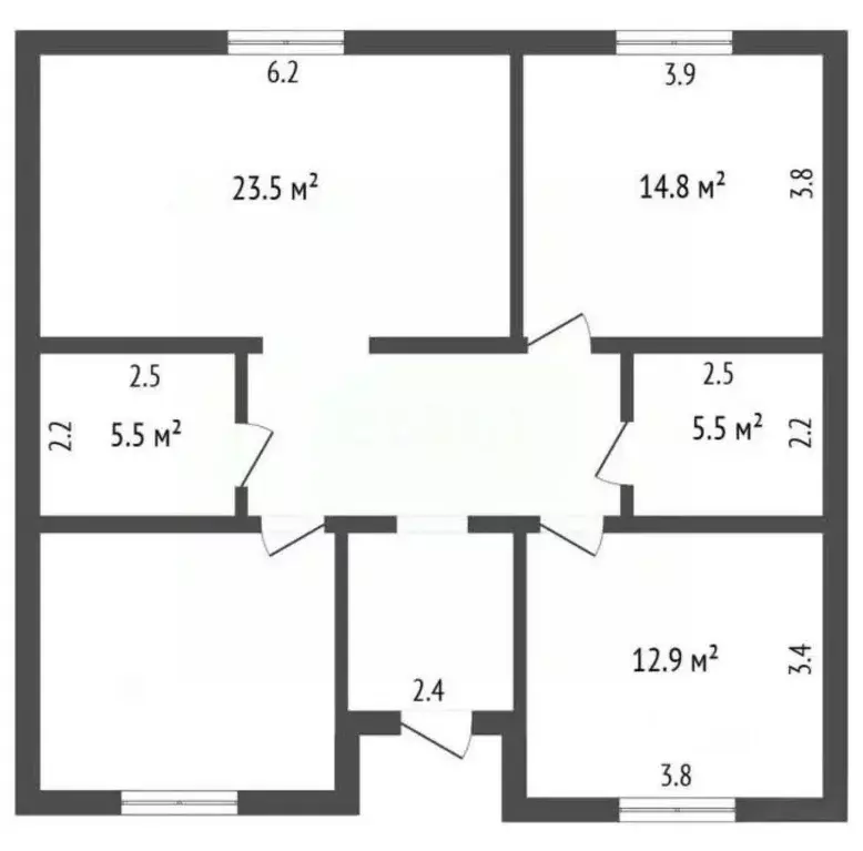 Дом в Белгородская область, Белгородский район, Пушкарское с/пос, с. ... - Фото 1