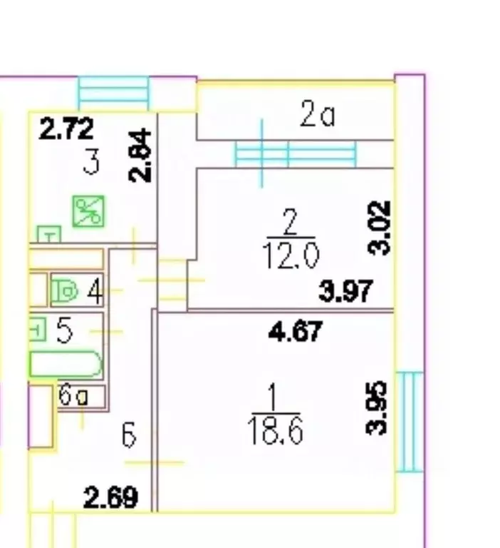 2-к кв. Москва ул. Римского-Корсакова, 14 (51.0 м) - Фото 2