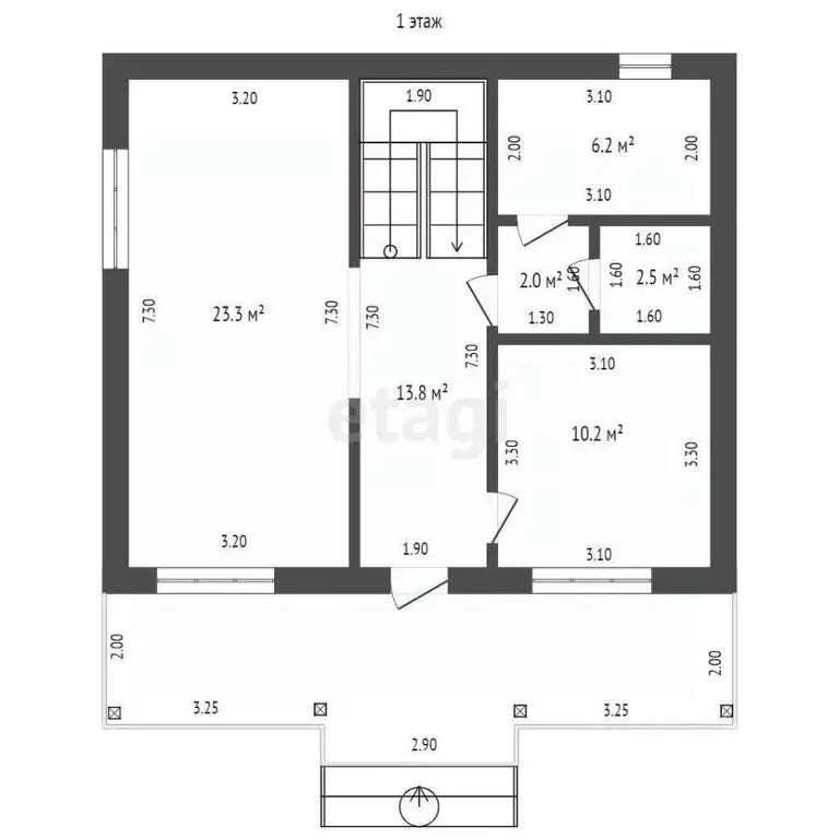 Дом в Севастополь СНТ Биолог ТСН, 46 (255 м) - Фото 2