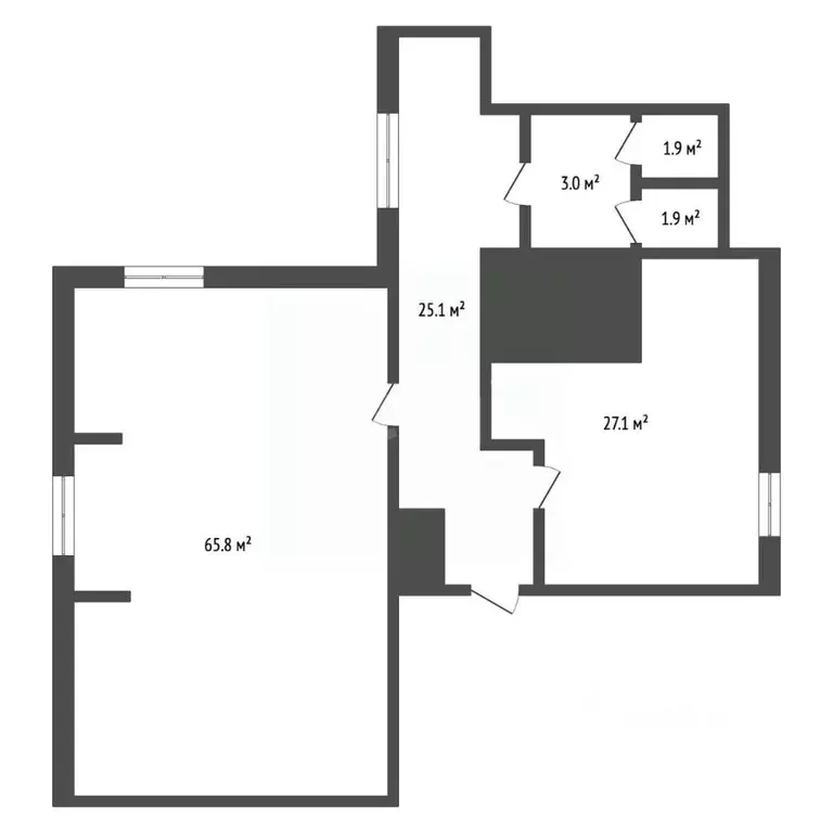 Офис в Ханты-Мансийский АО, Ханты-Мансийск ул. Гагарина, 156 (128 м) - Фото 2