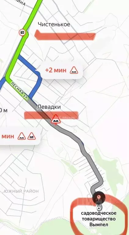 Участок в Крым, Симферопольский район, Чистенское с/пос, Вымпел ... - Фото 1