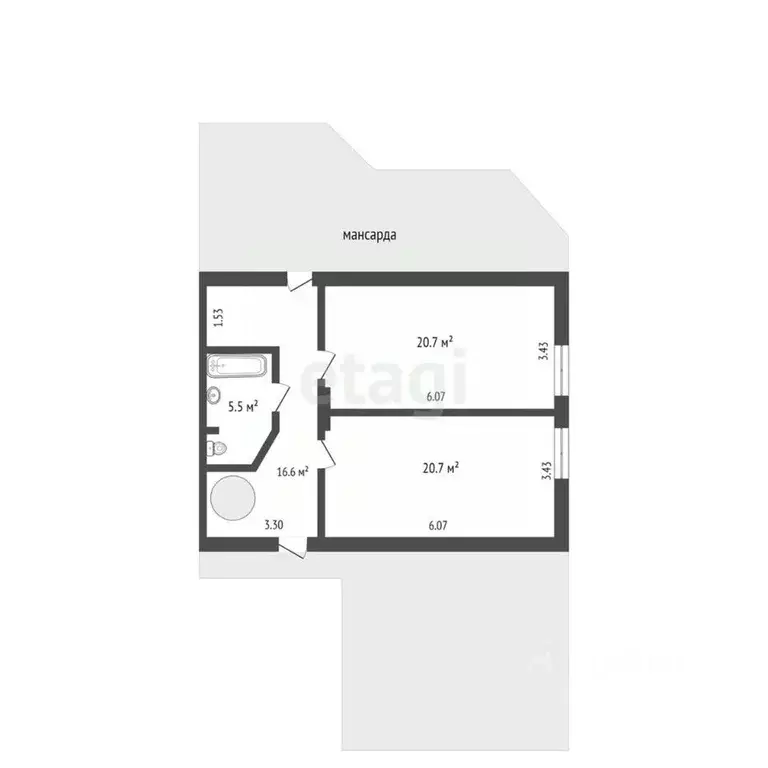 5-к кв. Ямало-Ненецкий АО, Тарко-Сале Пуровский район, Русская ул., 13 ... - Фото 2