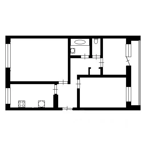 3-к кв. Коми, Ухта ул. Машиностроителей, 5 (66.2 м) - Фото 2