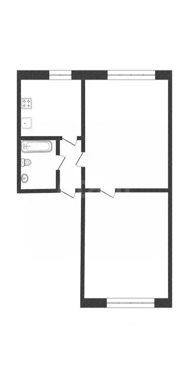 2-к кв. Курганская область, Каргаполье рп ул. Ленина, 8 (41.5 м) - Фото 1