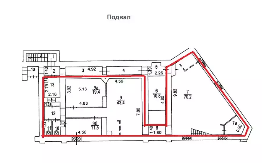 Торговая площадь в Москва ул. Большая Якиманка, 21 (208 м) - Фото 1