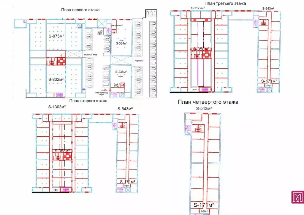 Офис (8650 м) - Фото 1