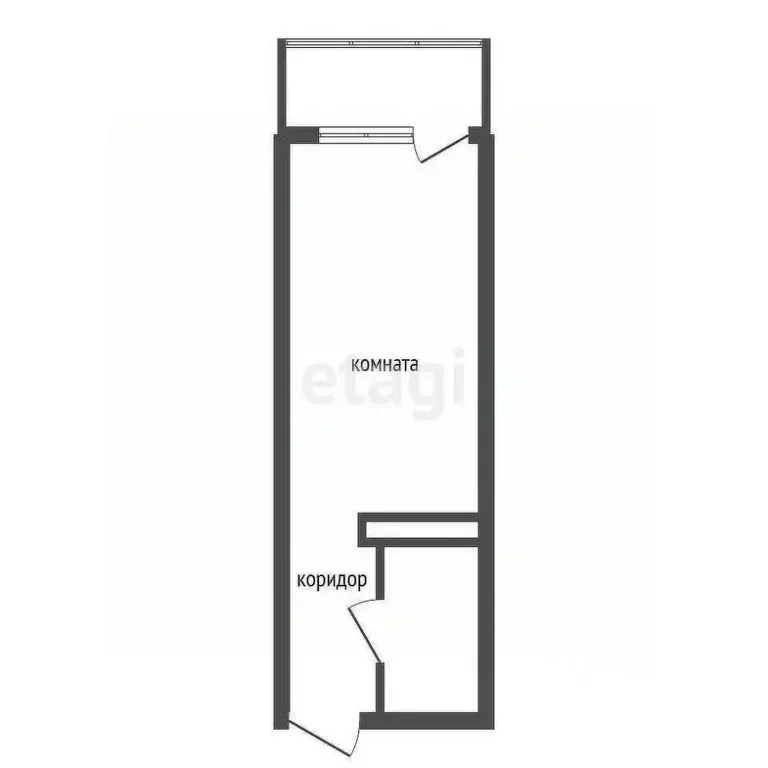 Студия Воронежская область, Воронеж ул. 9 Января, 233/40 (24.8 м) - Фото 2