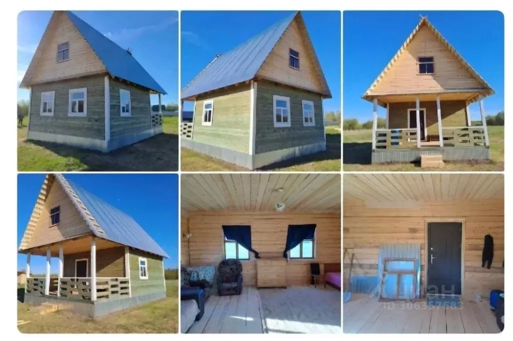 Дом в Вологодская область, д. Захарово (Марковский сельсовет)  (78 м) - Фото 1