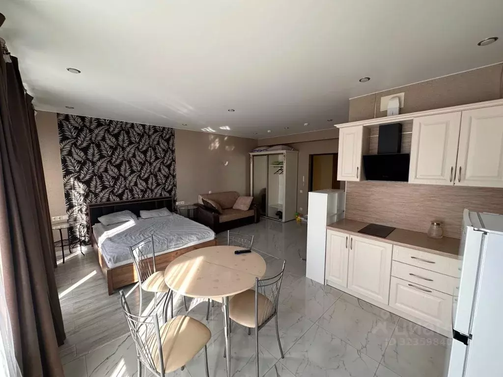 Студия Краснодарский край, Сочи Мамайка мкр, ул. Крымская, 44А (38.0 ... - Фото 1