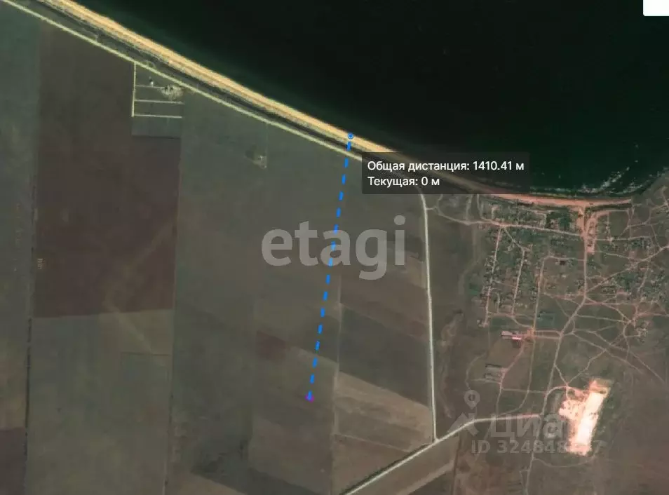 Участок в Крым, Ленинский район, Семисотское с/пос, с. Каменское ул. ... - Фото 1