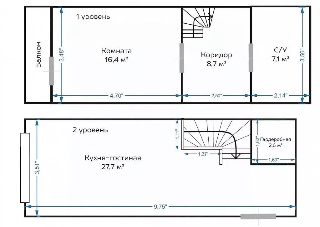 1-к кв. Тюменская область, Тюмень ул. Республики, 86к2 (62.5 м) - Фото 1