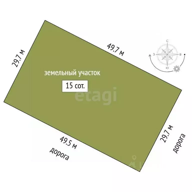 Участок в Тюменская область, Тюменский муниципальный округ, с. Борки  ... - Фото 1