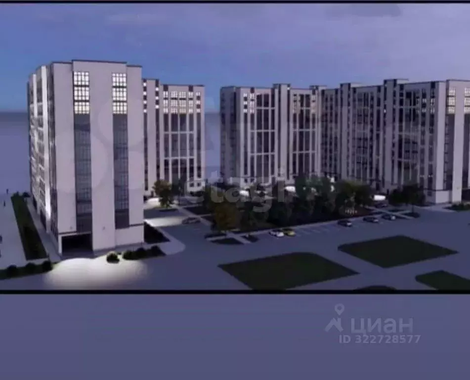 2-к кв. Северная Осетия, Владикавказ ул. Астана Кесаева, 44Вк3 (91.0 ... - Фото 2