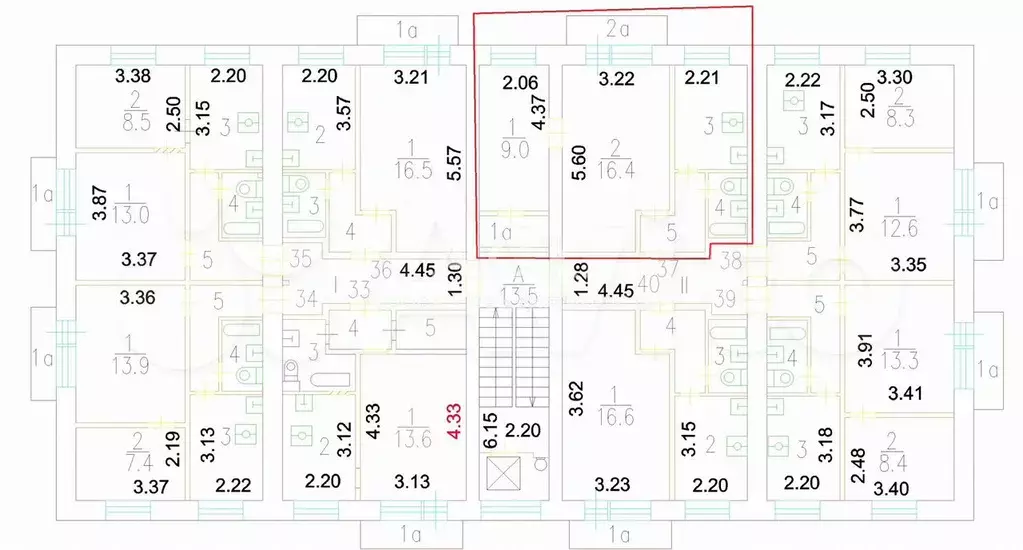 Аукцион: 2-к. квартира, 39,8 м, 5/8 эт. - Фото 1