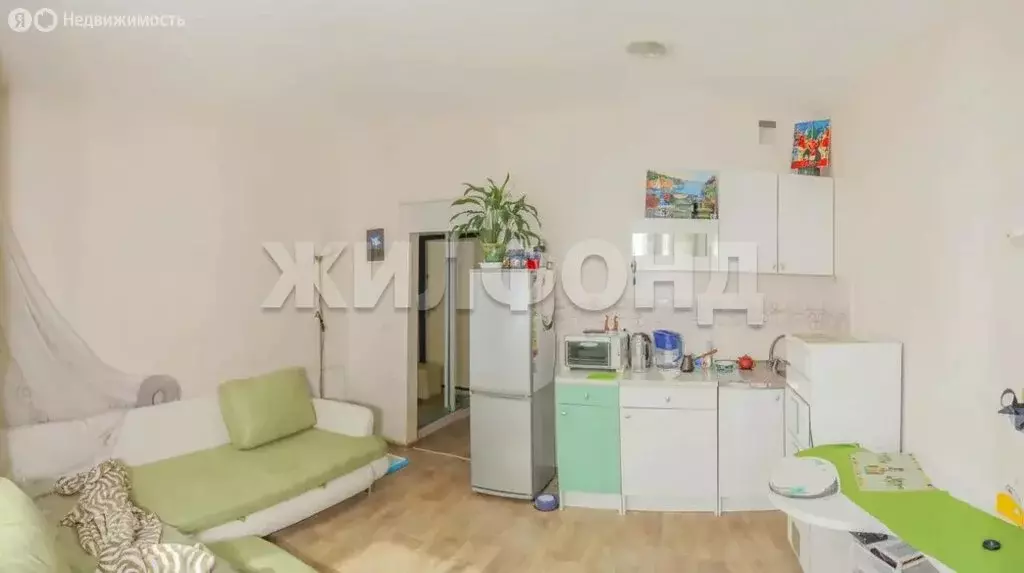 Квартира-студия: Новосибирск, улица Одоевского, 1/9 (19.5 м) - Фото 1