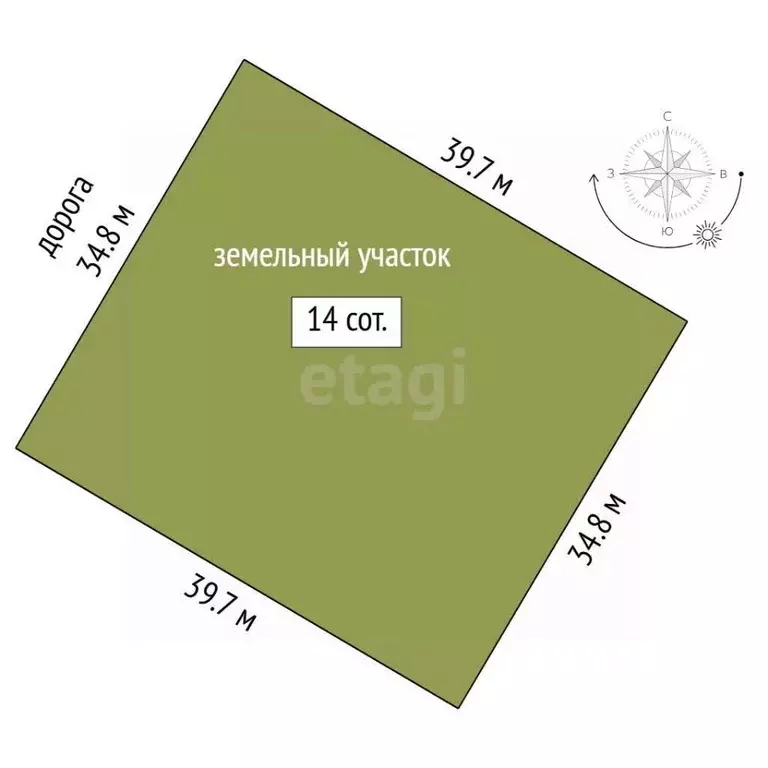 Участок в Тюменская область, Тюменский муниципальный округ, д. Зырянка ... - Фото 2