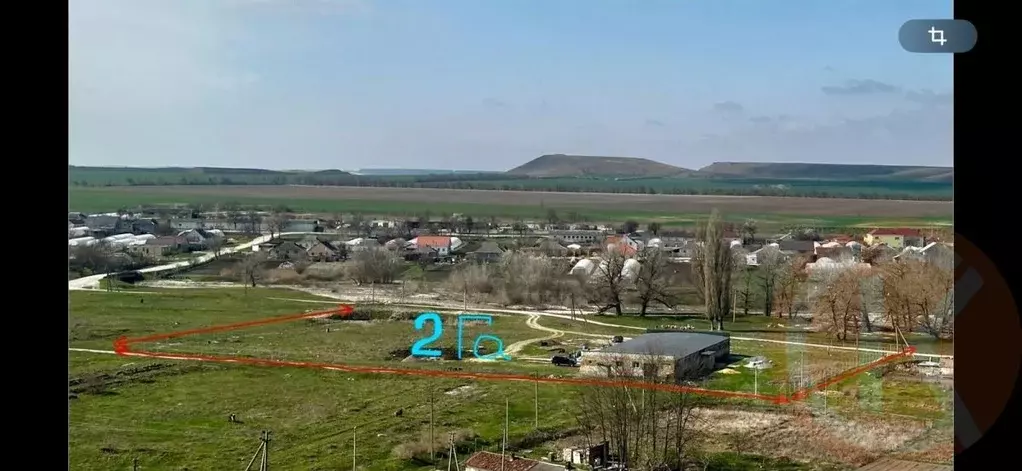 Склад в Крым, Белогорский район, с. Цветочное ул. Заречная (968 м) - Фото 0
