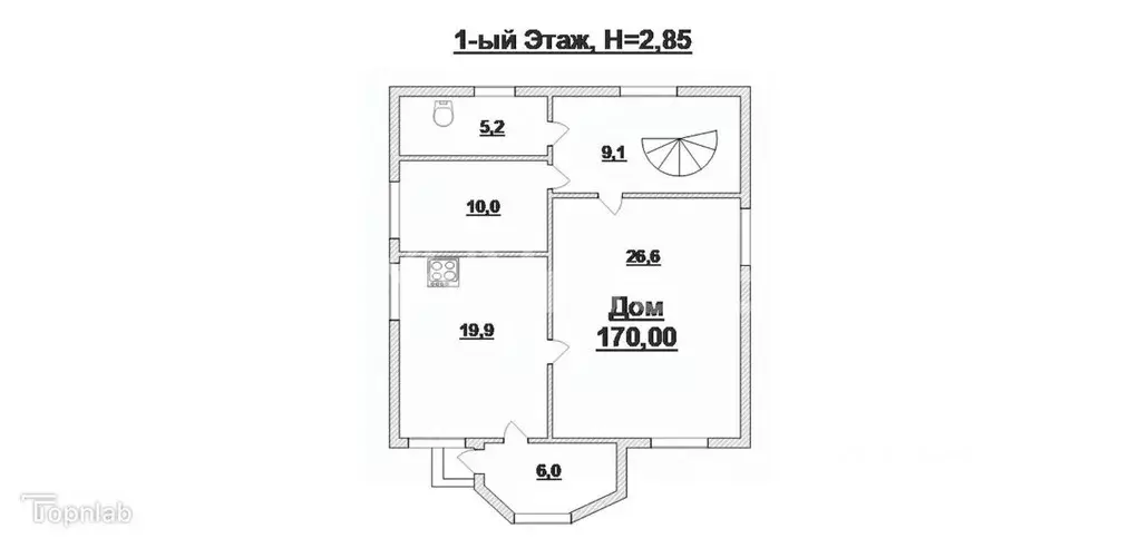 Коттедж в Калининградская область, Калининград ул. Лейтенанта Катина, ... - Фото 2