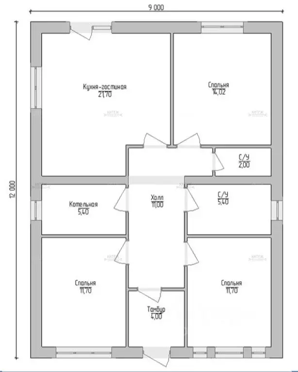 Дом в Калужская область, Калуга ул. Кемеровская (95 м) - Фото 2