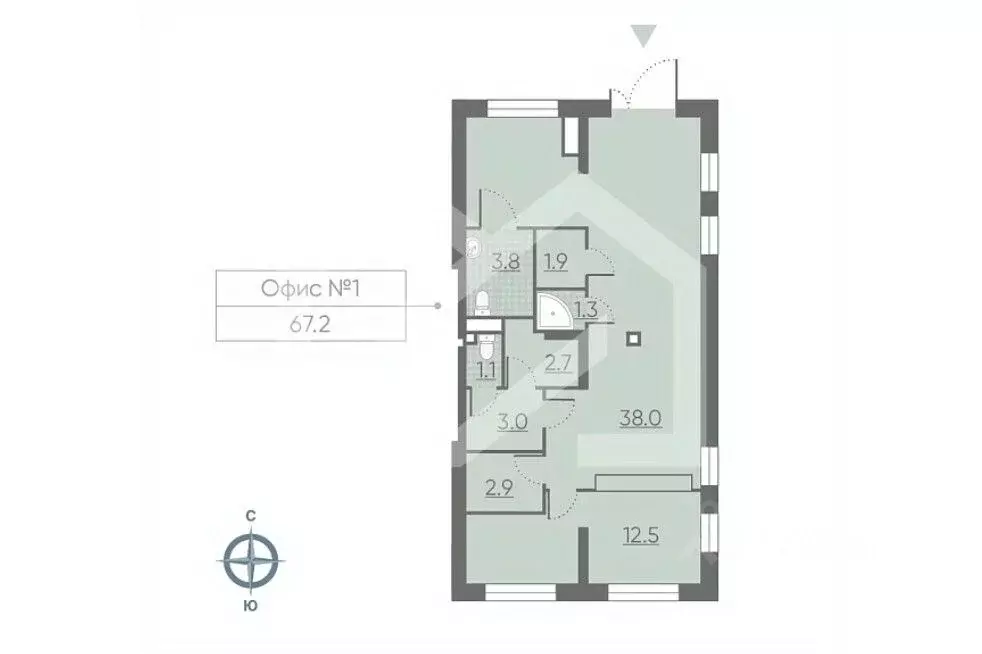 Помещение свободного назначения в Москва Производственная ул., 19к1 ... - Фото 2