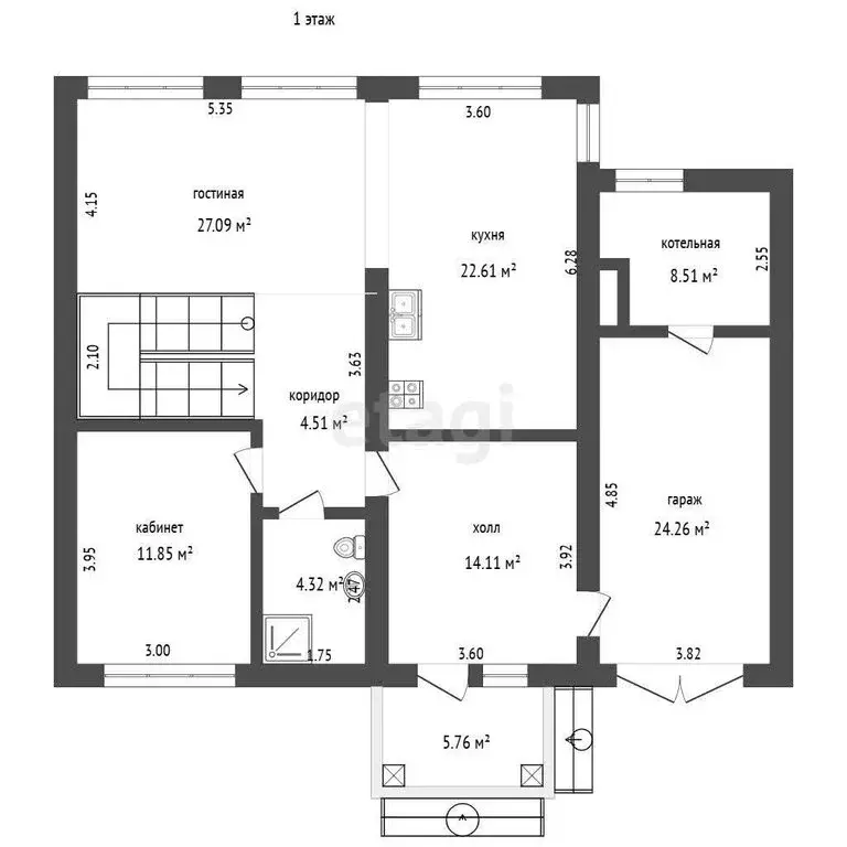 Дом в Севастополь, Учительская улица (214.7 м) - Фото 1