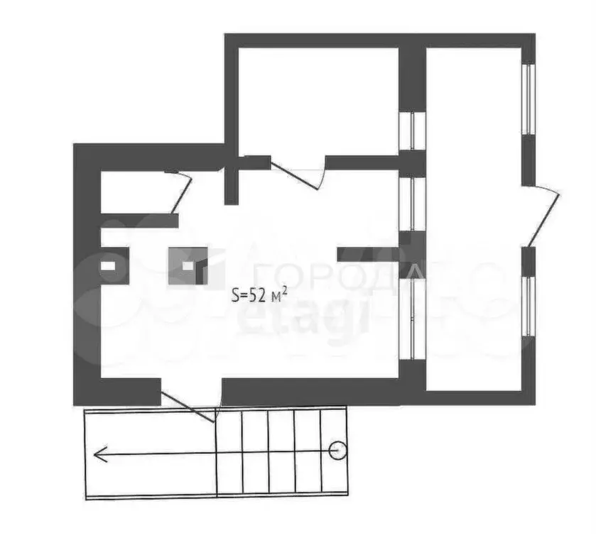Продам торговое помещение, 52 м - Фото 0