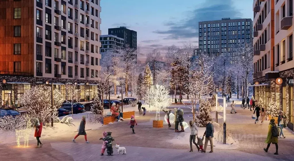 Студия Москва Скандинавия жилой комплекс, ул. Эдварда Грига, 16к1 ... - Фото 2