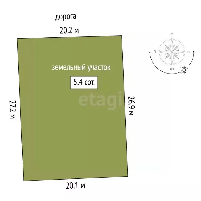 Участок в Тюменская область, Нижнетавдинский муниципальный округ, ... - Фото 1