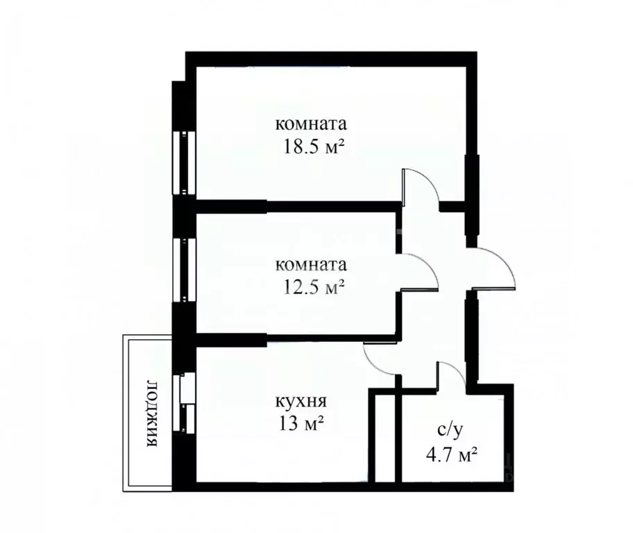 2-к кв. Московская область, Дмитров Имени В.Н. Махалина мкр, 39 (54.7 ... - Фото 1