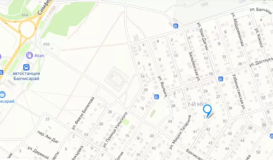 Участок в Крым, Бахчисарай ул. Бельбекская, 33 (7.0 сот.) - Фото 1