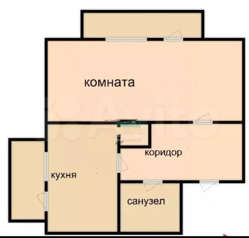 1-к. квартира, 40 м, 3/5 эт. - Фото 0