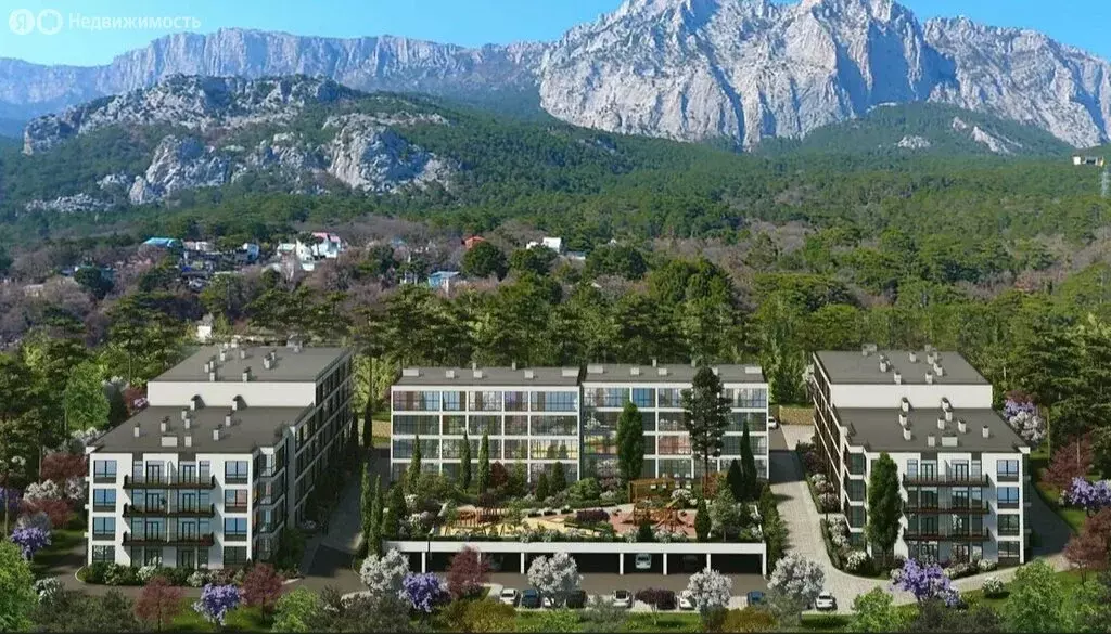 1-комнатная квартира: Алупка, Севастопольское шоссе, 2А (40.6 м) - Фото 0