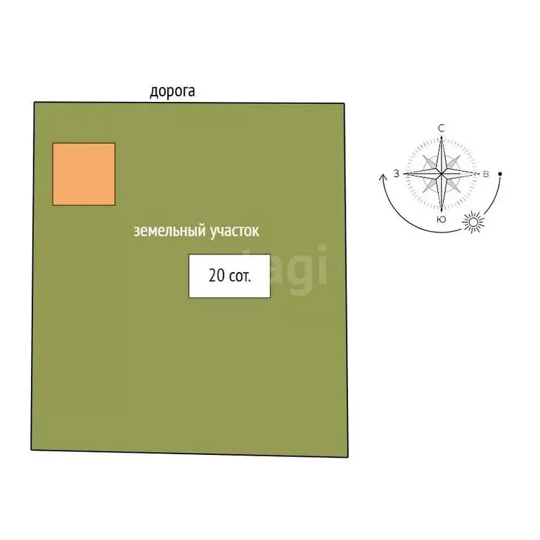 Дом в посёлок Туртас, улица Фрунзе (62.4 м) - Фото 2