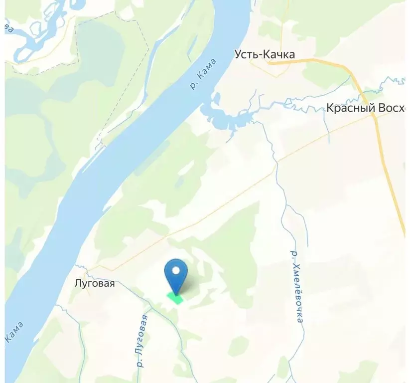 Участок в Пермский край, Пермский муниципальный округ, с. Усть-Качка ... - Фото 1