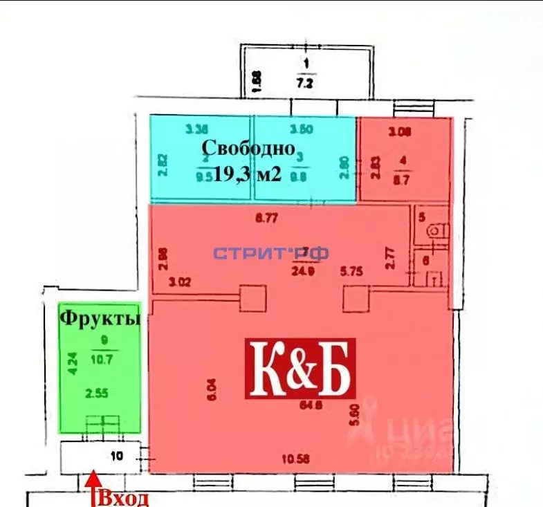 Торговая площадь в Москва Мартеновская ул., 3 (137 м) - Фото 1