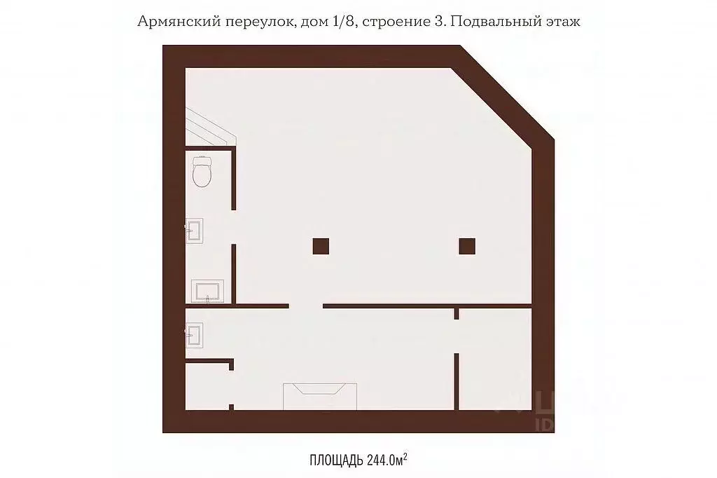 Офис в Москва Армянский пер., 1/8С1 (244 м) - Фото 1