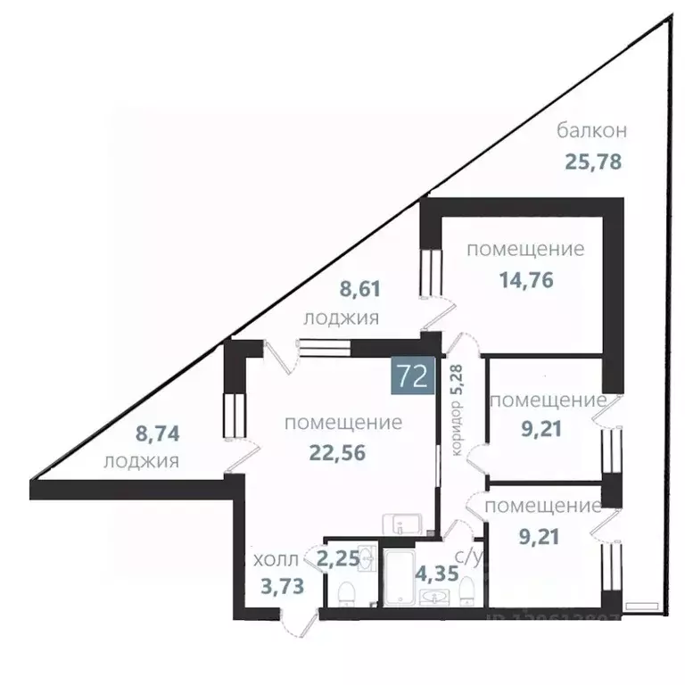 4-к кв. Калининградская область, Балтийск  (114.48 м) - Фото 0