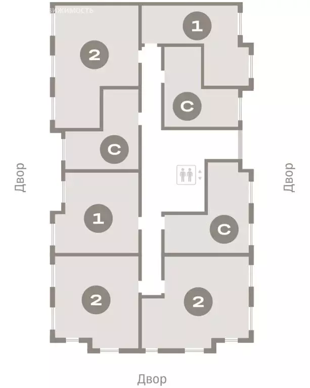 Квартира-студия: Новоселье, ЖК Брусника (34.55 м) - Фото 2