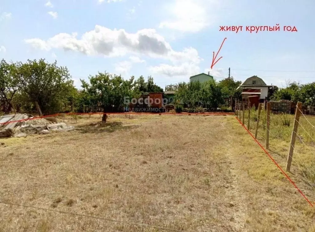 Участок в Крым, Феодосия муниципальный округ, Буревестник дп ул. ... - Фото 1
