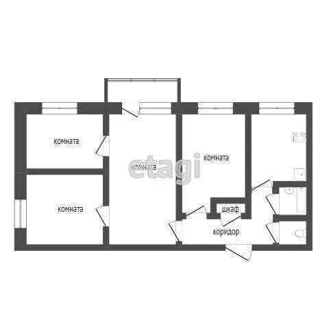 4-комнатная квартира: Улан-Удэ, микрорайон Восточный, улица Королёва, ... - Фото 1