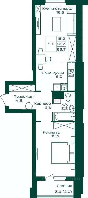 1-к кв. Алтай, Майминский район, с. Майма Алтайская ул., 2к5 (53.7 м) - Фото 1